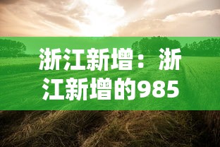 浙江新增:浙江新增的985大学是哪个? 浙江新增:浙江新增的985大学是哪个?