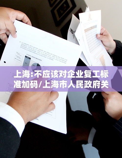 上海:不应该对企业复工标准加码/上海市人民政府关于延迟本市企业复工